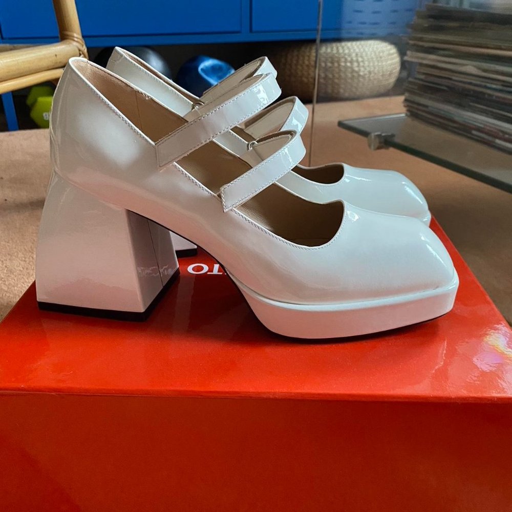 Nodaleto Bulla Babies Platform Mary Janes